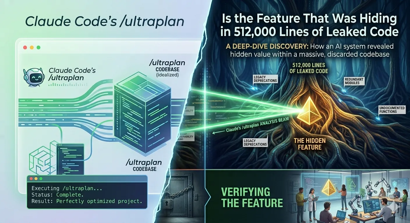 Claude Code's /ultraplan Is the Feature That Was Hiding in 512,000 Lines of Leaked Code