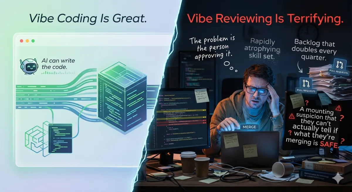 Vibe Coding Is Great. Vibe Reviewing Is Terrifying.